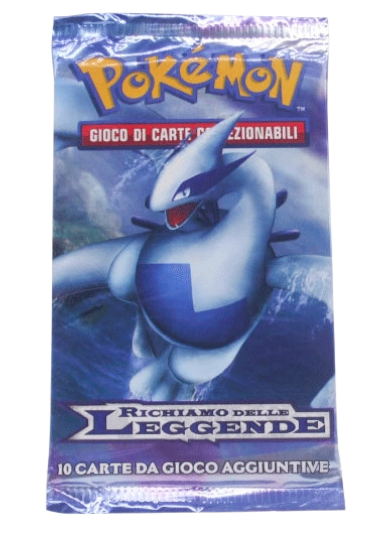 Bustina HeartGold e SoulSilver - Richiamo delle Leggende - ITA - Artwork Casuale - 10 Carte POKEMON