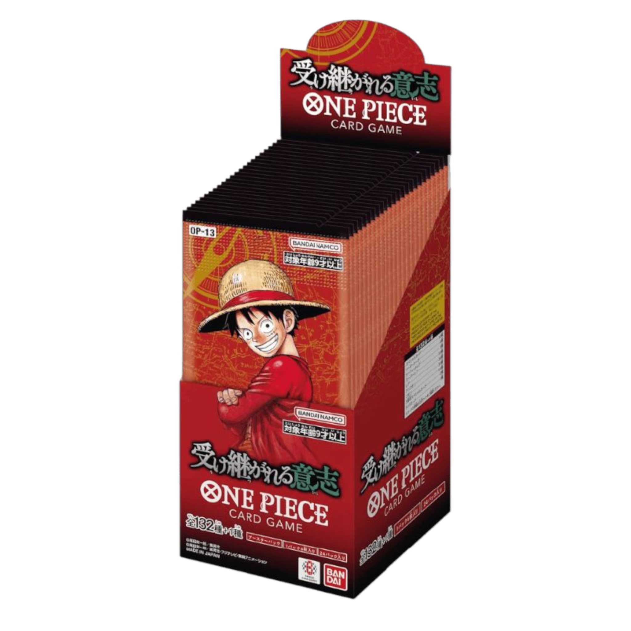 One Piece - Carrying On His Will OP13 - Display da 24 Buste (JAP)